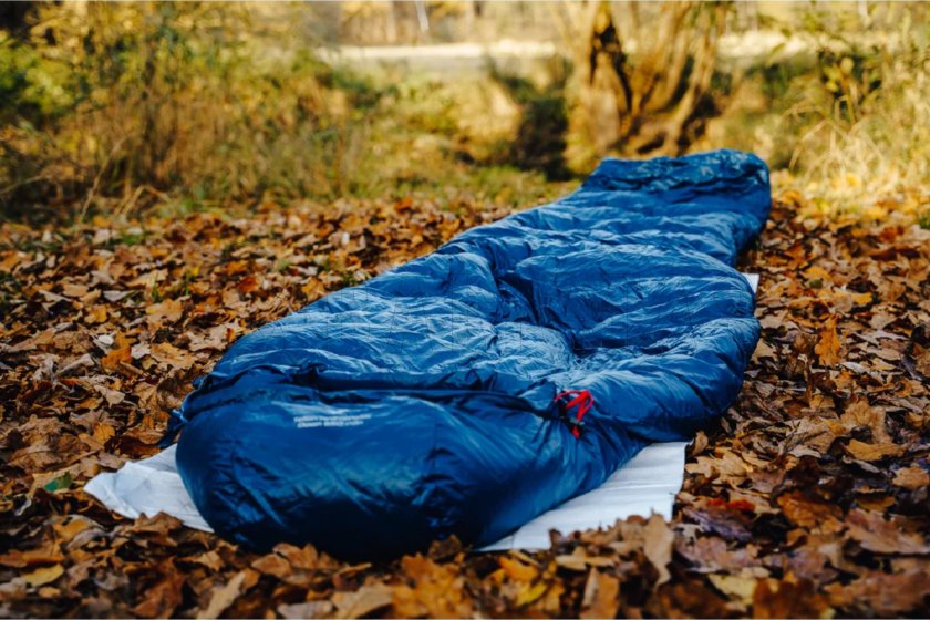 Saco de dormir Pinguin Lava 350 175cm azul derecho 10