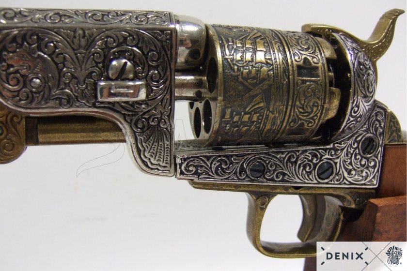 Réplica Colt Navy 1851 – latón 8