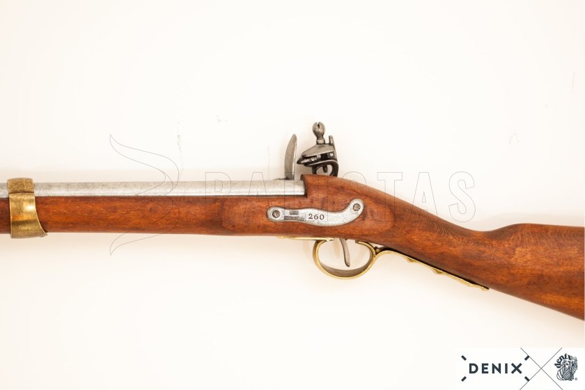 Réplica de fusil de chispa francés con bayoneta, 1806 6