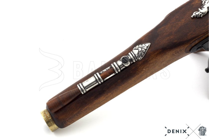 Réplica de pistola de chispa del general George Washington, Inglaterra, siglo XVIII 16