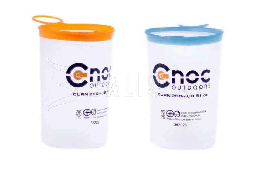 Set de vasos plegables CNOC Curn Collapsible Cups 250 ml (Orange + Blue)