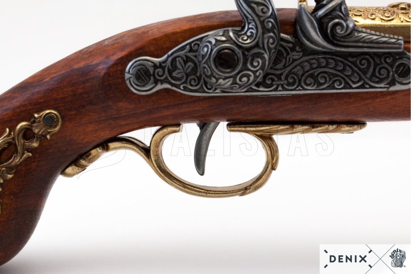 Réplica de pistola de duelo francesa 1832 12