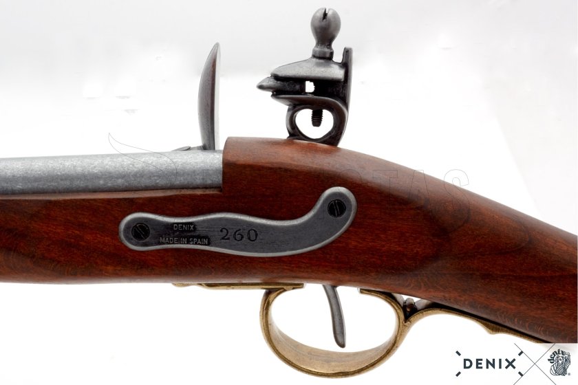 Réplica de fusil de chispa francés, Francia 1806 8