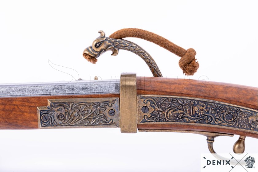 Réplica de pistola con llave de mecha, Japón 1800 6