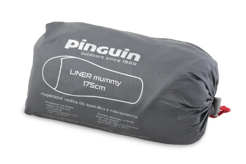 Sábana interior para saco de dormir Pinguin Liner Mummy 185cm 7