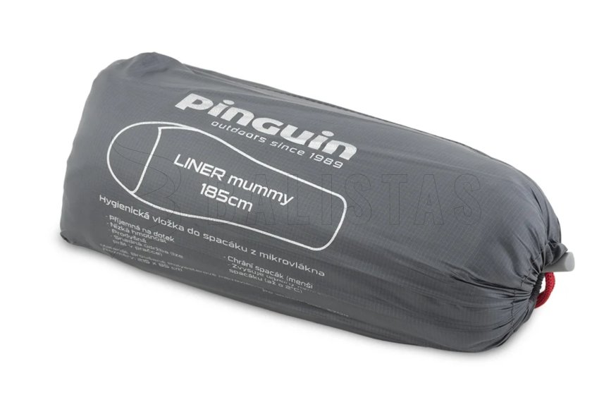 Sábana interior para saco de dormir Pinguin Liner Mummy 185cm 6
