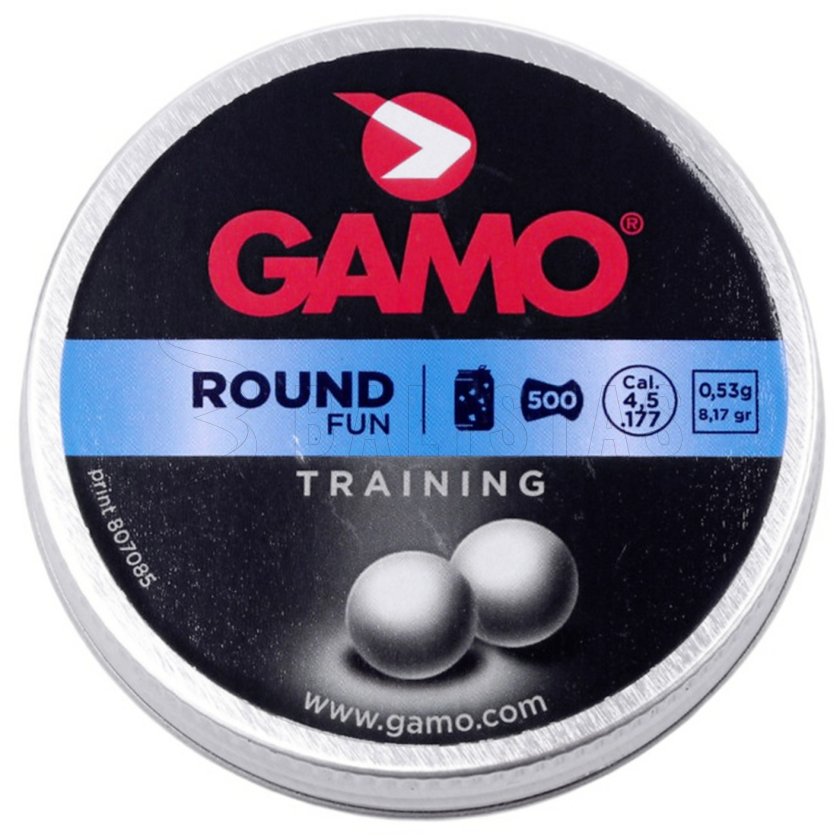 Perdigones de plomo 4,5mm Gamo Round 500uds 2