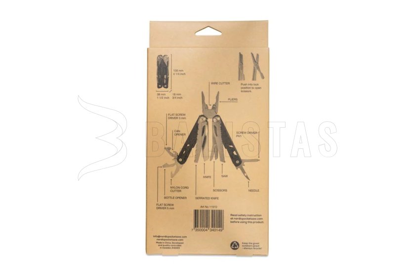 Navaja multiusos Nordic Pocket Saw Multi-Tool 13 8