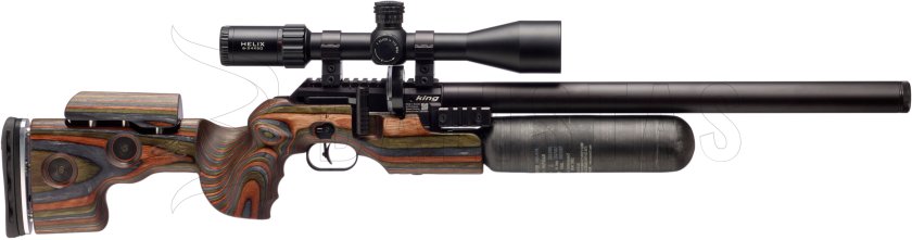 Carabina de aire comprimido FX King 500 Green Mountain Camo 6,35mm 4