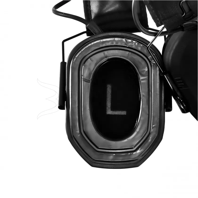Protectores auditivos electrónicos de tiro RealHunter Active ProSHOT QuadTAC negros 8