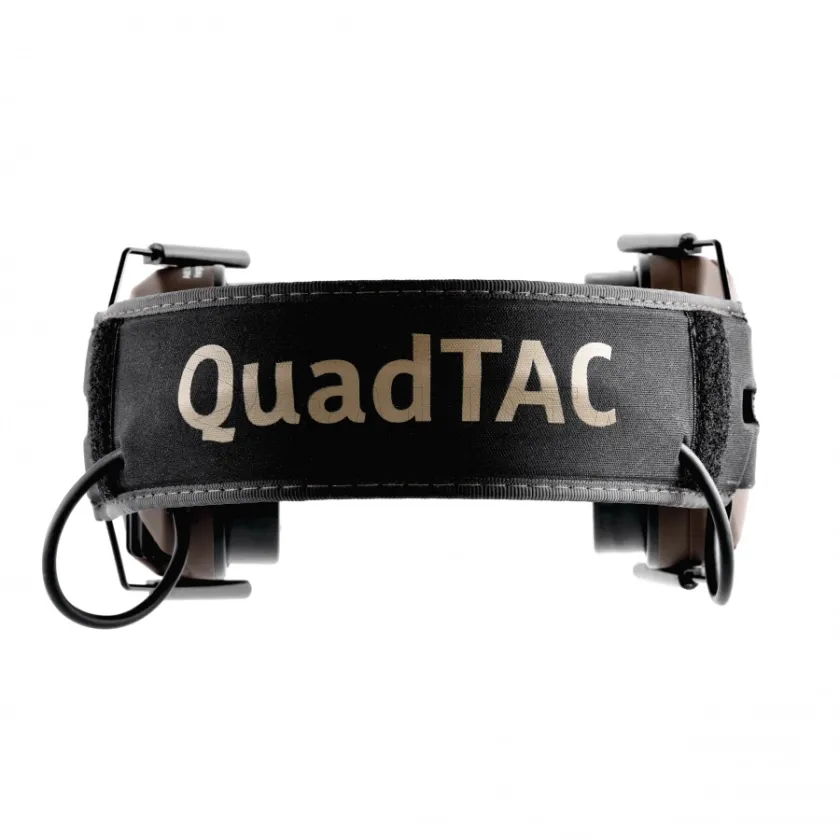 Protectores auditivos activos de tiro RealHunter Active ProSHOT QuadTAC FDE 7