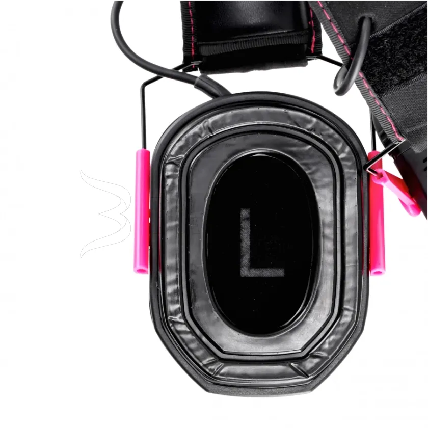 Protectores auditivos electrónicos para tiro RealHunter Active ProSHOT QuadTAC Devil Pink 8