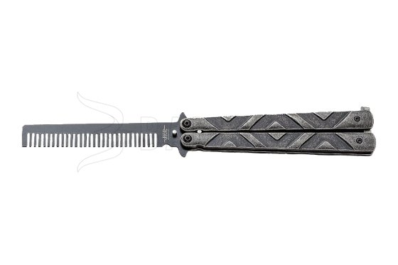 Cuchillo mariposa de entrenamiento con peine Joker JKR690