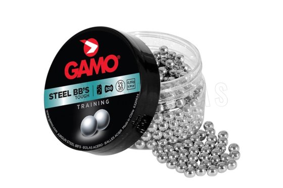Balines de acero Gamo Bolas BB"s 4,5mm 500 uds.