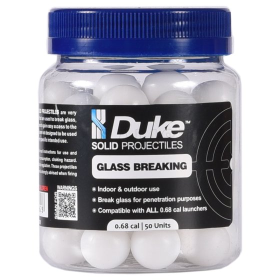 Bolas Duke Glass Breaking Solid Projectile .68 50 uds.