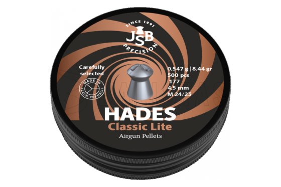 Balines JSB Hades Classic Lite 4,5mm 500uds