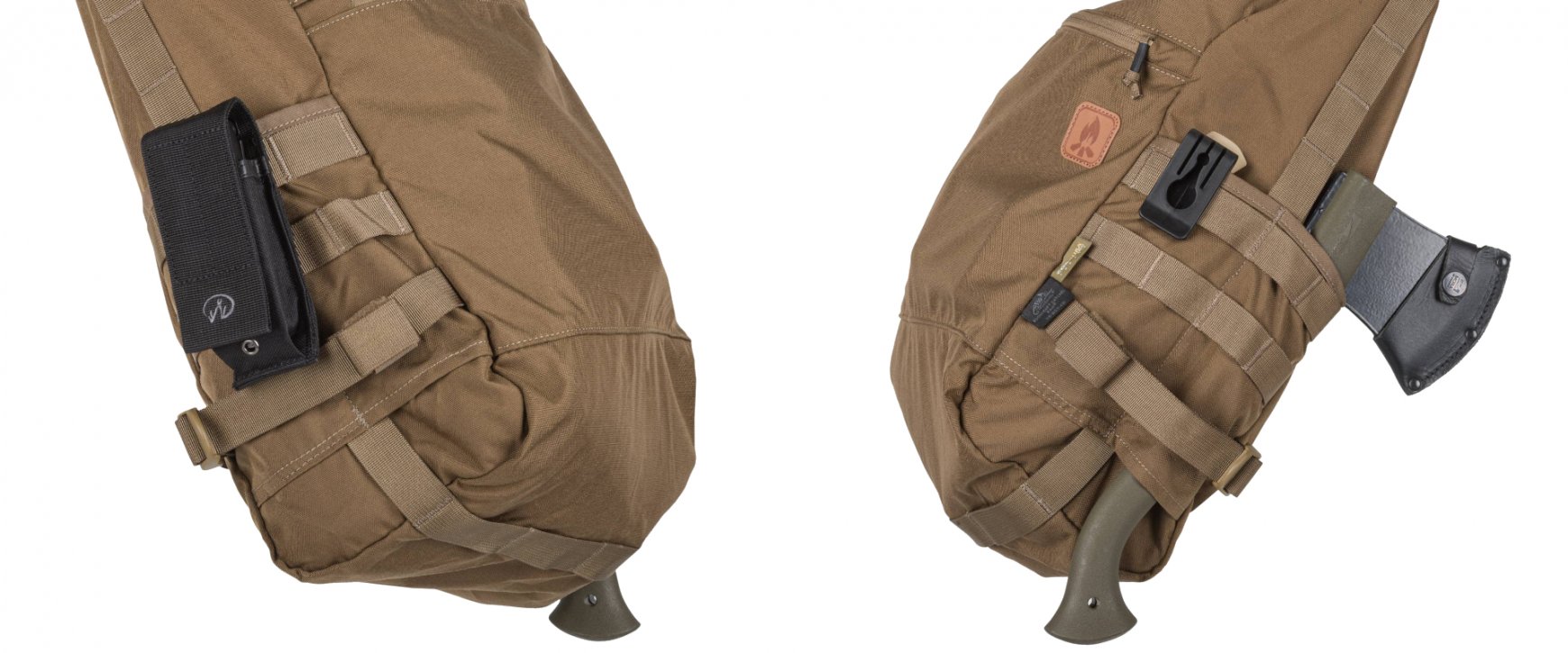 Brašna Bushcraft Satchel Helikon-Tex boky