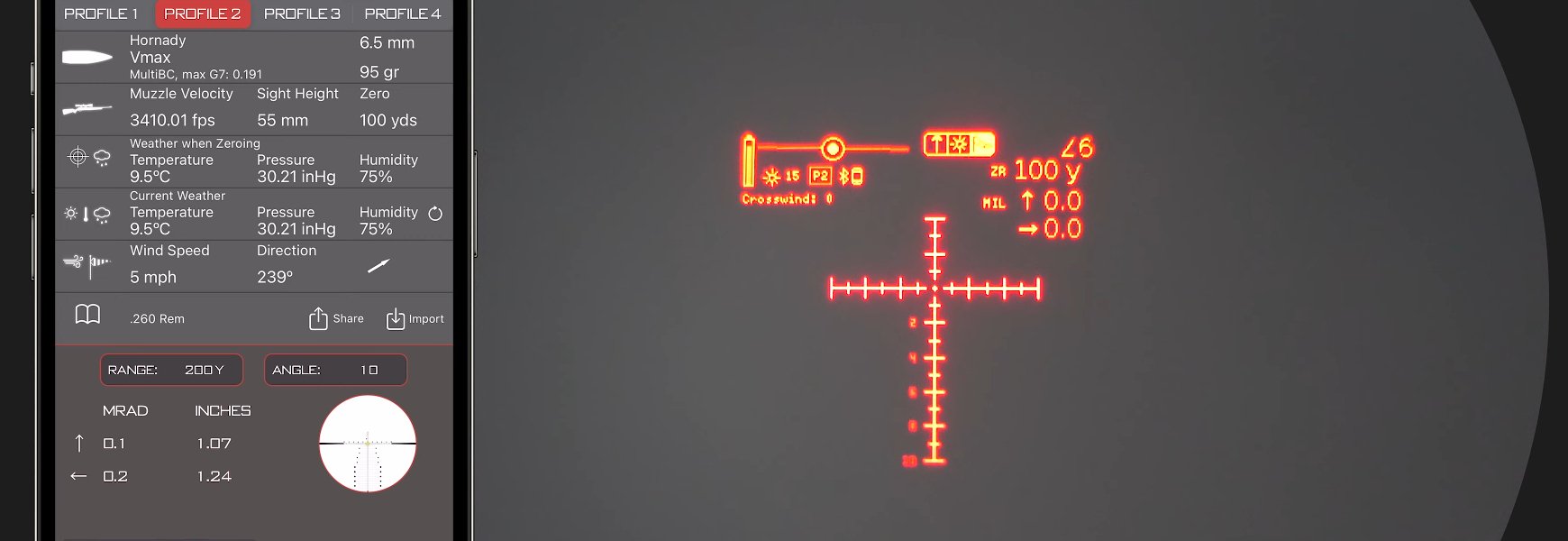 Hybridní puškohled Element HYPR-7 7x50 6